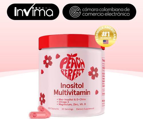 PeachPerfect® Inositol Multivitamin 120 cap